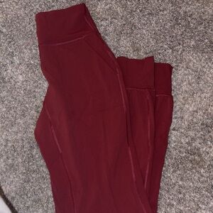 lululemon Red joggers